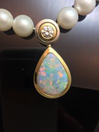 Opal Brillant Wechselschlie&szlig;e Gold